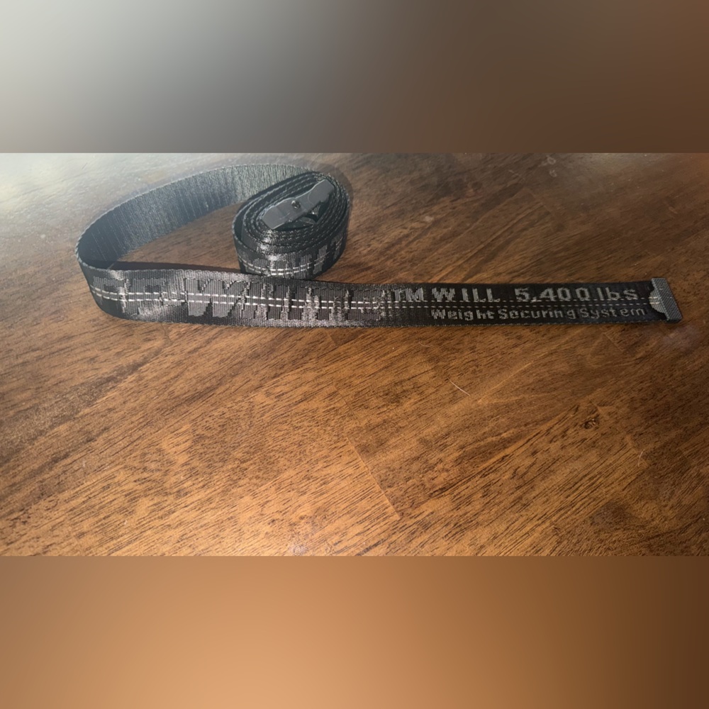 New Off White Belt Black